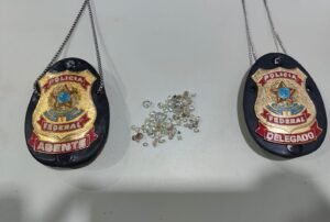 PF intercepta venda clandestina de diamantes e prende quatro pessoas em flagrante em Rondônia