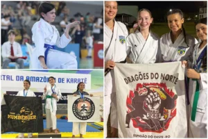Atletas de Espigão do Oeste conquistam destaque na 9ª Copa Portal da Amazônia de Karatê