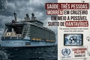 SAÚDE: Três pessoas morrem em cruzeiro em meio a possível surto de hantavírus