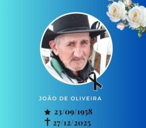 Sistema Bom Pastor em Pimenta Bueno emite nota de pesar pelo falecimento do senhor João de Oliveira