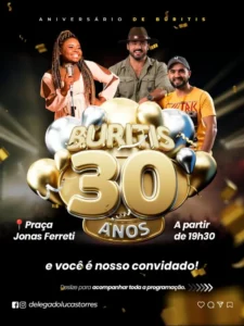 Buritis divulga programação especial de 30 anos com cinco noites de festa