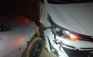 Acidente entre dois carros é registrado na zona rural de São Miguel do Guaporé
